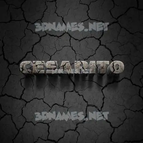 cesarito in Cracked Stone style - 3D name wallpaper cesarito in Cracked Stone style - 3D name wallpaper