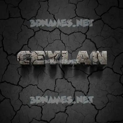 ceylan in Cracked Stone style - 3D name wallpaper ceylan in Cracked Stone style - 3D name wallpaper