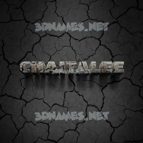 chaitalee in Cracked Stone style - 3D name wallpaper chaitalee in Cracked Stone style - 3D name wallpaper