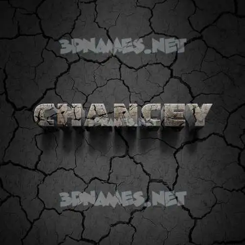 chancey in Cracked Stone style - 3D name wallpaper chancey in Cracked Stone style - 3D name wallpaper