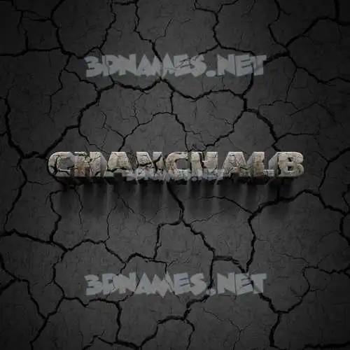 chanchalb in Cracked Stone style - 3D name wallpaper chanchalb in Cracked Stone style - 3D name wallpaper
