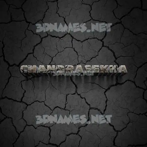 chandrasekha in Cracked Stone style - 3D name wallpaper chandrasekha in Cracked Stone style - 3D name wallpaper
