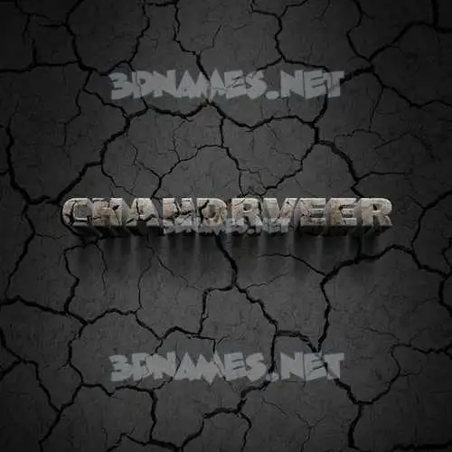 chandrveer in Cracked Stone style - 3D name wallpaper chandrveer in Cracked Stone style - 3D name wallpaper
