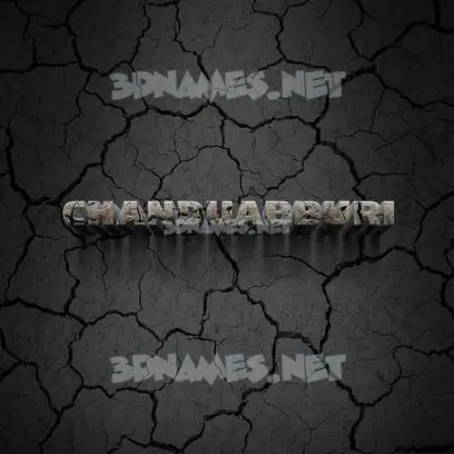 chanduabburi in Cracked Stone style - 3D name wallpaper chanduabburi in Cracked Stone style - 3D name wallpaper