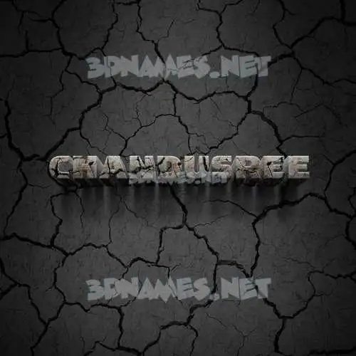 chandusree in Cracked Stone style - 3D name wallpaper chandusree in Cracked Stone style - 3D name wallpaper