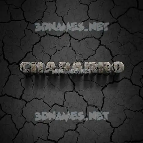 chaparro in Cracked Stone style - 3D name wallpaper chaparro in Cracked Stone style - 3D name wallpaper