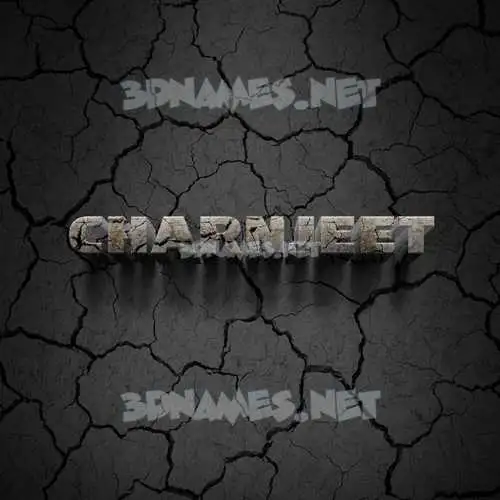 charnjeet in Cracked Stone style - 3D name wallpaper charnjeet in Cracked Stone style - 3D name wallpaper