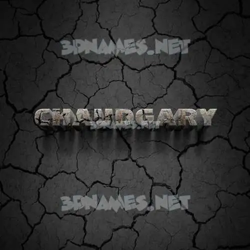 chaudgary in Cracked Stone style - 3D name wallpaper chaudgary in Cracked Stone style - 3D name wallpaper