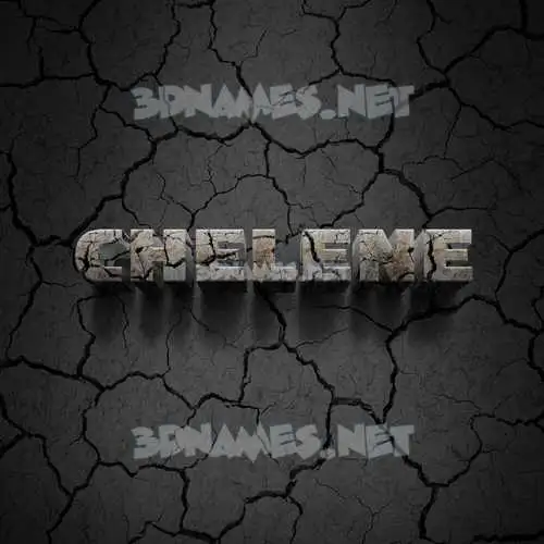 chelene in Cracked Stone style - 3D name wallpaper chelene in Cracked Stone style - 3D name wallpaper