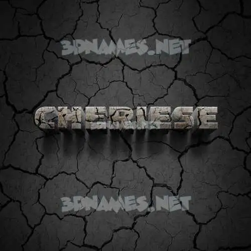 cheriese in Cracked Stone style - 3D name wallpaper cheriese in Cracked Stone style - 3D name wallpaper
