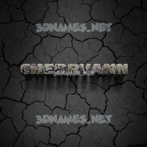 cherryann in Cracked Stone style - 3D name wallpaper cherryann in Cracked Stone style - 3D name wallpaper