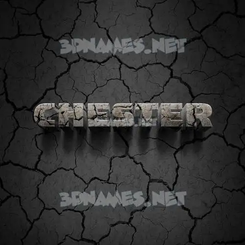 chester in Cracked Stone style - 3D name wallpaper chester in Cracked Stone style - 3D name wallpaper