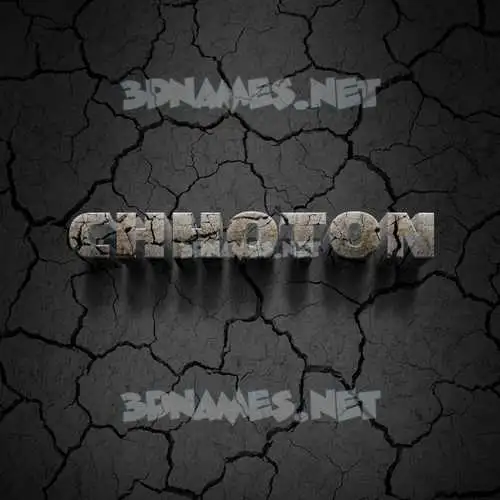 chhoton in Cracked Stone style - 3D name wallpaper chhoton in Cracked Stone style - 3D name wallpaper