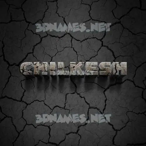 chilkesh in Cracked Stone style - 3D name wallpaper chilkesh in Cracked Stone style - 3D name wallpaper