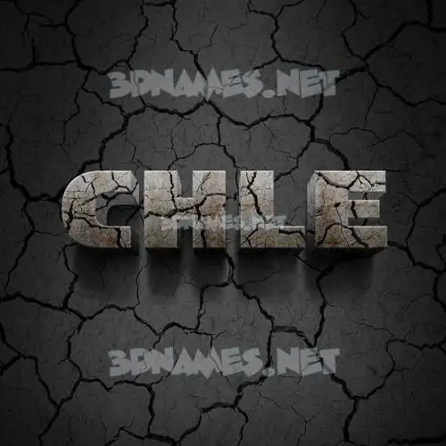 chle in Cracked Stone style - 3D name wallpaper chle in Cracked Stone style - 3D name wallpaper
