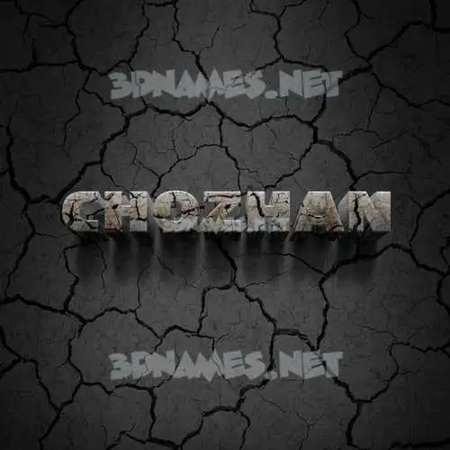 chozhan in Cracked Stone style - 3D name wallpaper chozhan in Cracked Stone style - 3D name wallpaper
