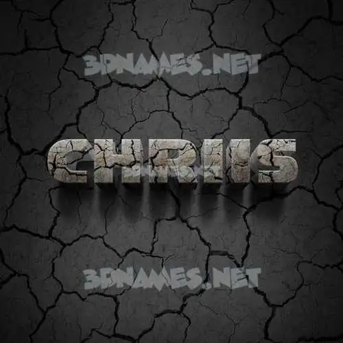 chriis in Cracked Stone style - 3D name wallpaper chriis in Cracked Stone style - 3D name wallpaper