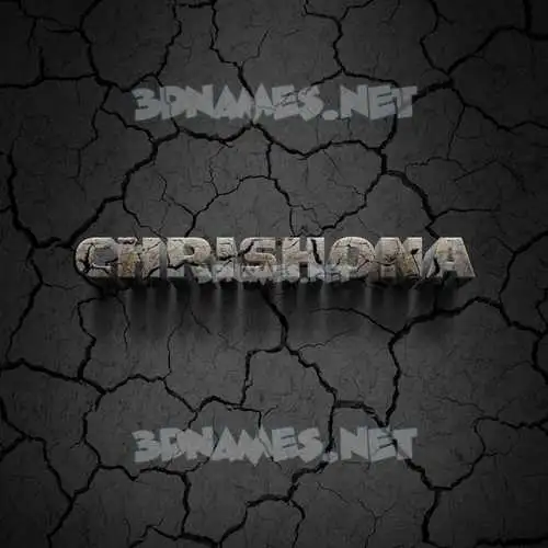 chrishona in Cracked Stone style - 3D name wallpaper chrishona in Cracked Stone style - 3D name wallpaper