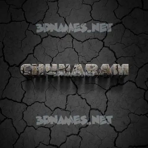 chunaram in Cracked Stone style - 3D name wallpaper chunaram in Cracked Stone style - 3D name wallpaper