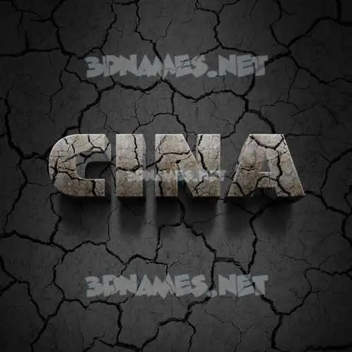 cina in Cracked Stone style - 3D name wallpaper cina in Cracked Stone style - 3D name wallpaper