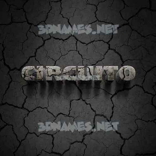 circuito in Cracked Stone style - 3D name wallpaper circuito in Cracked Stone style - 3D name wallpaper