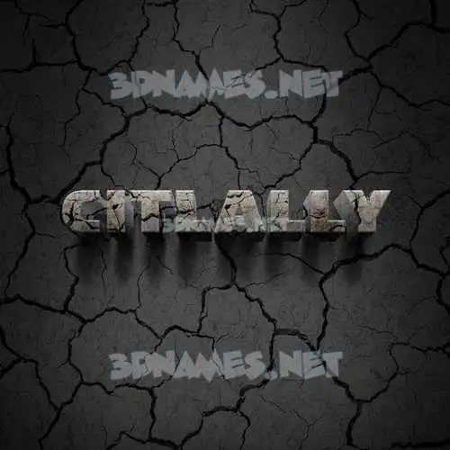 citlally in Cracked Stone style - 3D name wallpaper citlally in Cracked Stone style - 3D name wallpaper