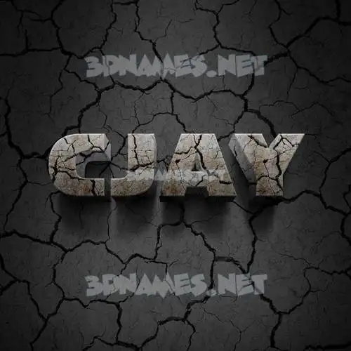 cjay in Cracked Stone style - 3D name wallpaper cjay in Cracked Stone style - 3D name wallpaper