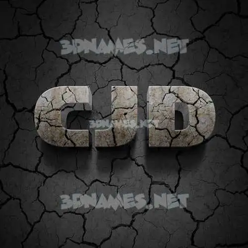 cjd in Cracked Stone style - 3D name wallpaper cjd in Cracked Stone style - 3D name wallpaper