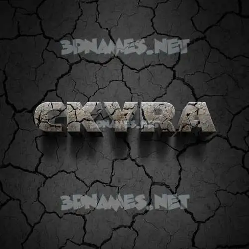 ckyra in Cracked Stone style - 3D name wallpaper ckyra in Cracked Stone style - 3D name wallpaper