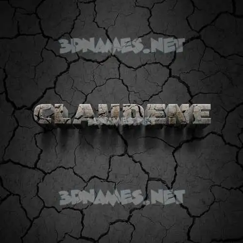 claudene in Cracked Stone style - 3D name wallpaper claudene in Cracked Stone style - 3D name wallpaper