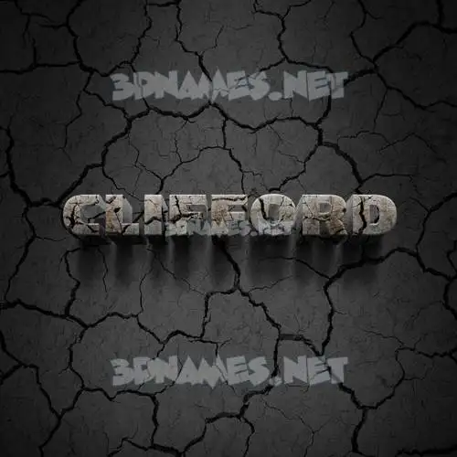 clifford in Cracked Stone style - 3D name wallpaper clifford in Cracked Stone style - 3D name wallpaper