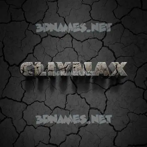 cliymax in Cracked Stone style - 3D name wallpaper cliymax in Cracked Stone style - 3D name wallpaper
