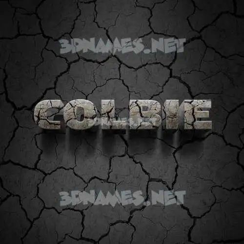colbie in Cracked Stone style - 3D name wallpaper colbie in Cracked Stone style - 3D name wallpaper
