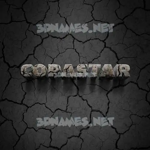 copastar in Cracked Stone style - 3D name wallpaper copastar in Cracked Stone style - 3D name wallpaper