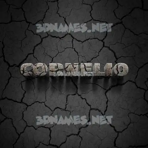 cornelio in Cracked Stone style - 3D name wallpaper cornelio in Cracked Stone style - 3D name wallpaper