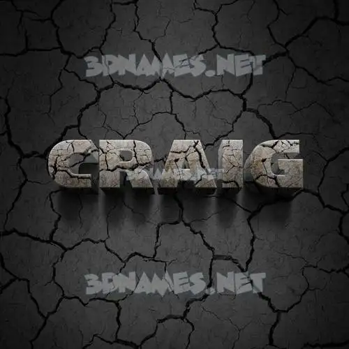 craig in Cracked Stone style - 3D name wallpaper craig in Cracked Stone style - 3D name wallpaper