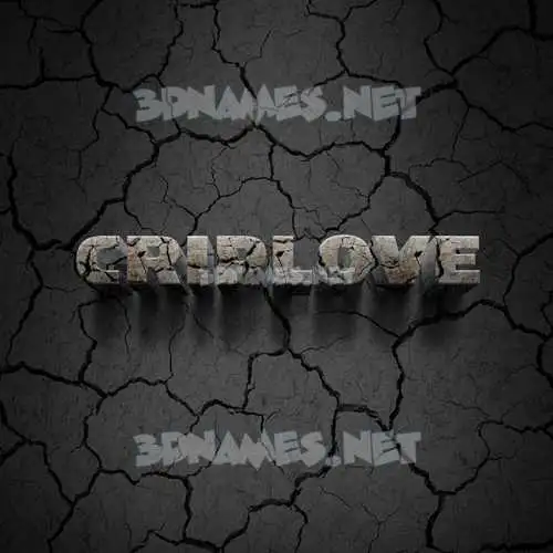 criplove in Cracked Stone style - 3D name wallpaper criplove in Cracked Stone style - 3D name wallpaper