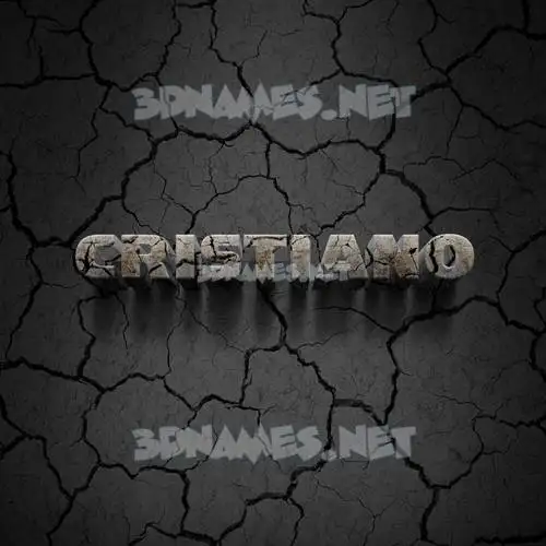 cristiano in Cracked Stone style - 3D name wallpaper cristiano in Cracked Stone style - 3D name wallpaper