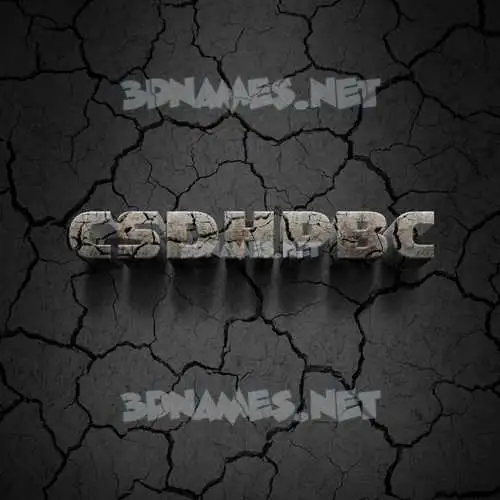 csdhpbc in Cracked Stone style - 3D name wallpaper csdhpbc in Cracked Stone style - 3D name wallpaper