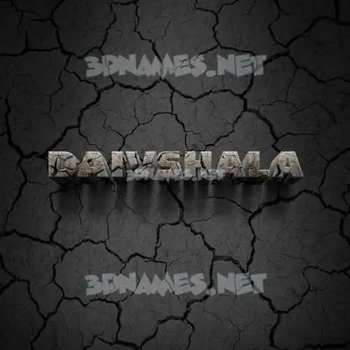 daivshala in Cracked Stone style - 3D name wallpaper daivshala in Cracked Stone style - 3D name wallpaper
