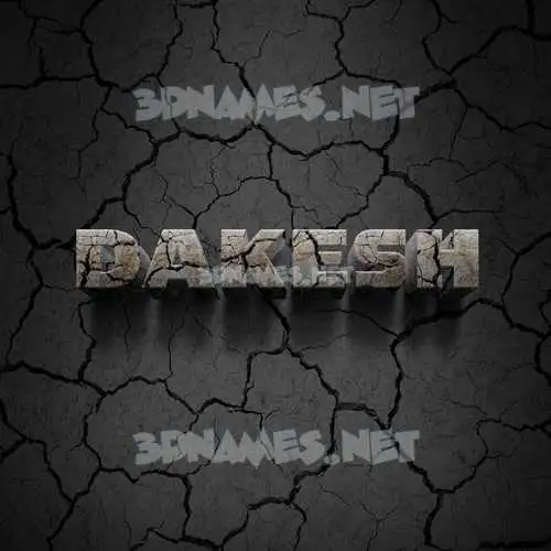 dakesh in Cracked Stone style - 3D name wallpaper dakesh in Cracked Stone style - 3D name wallpaper