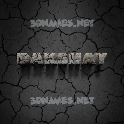 dakshay in Cracked Stone style - 3D name wallpaper dakshay in Cracked Stone style - 3D name wallpaper