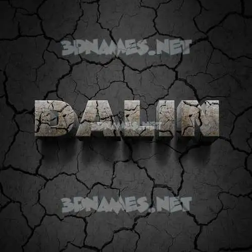 dalin in Cracked Stone style - 3D name wallpaper dalin in Cracked Stone style - 3D name wallpaper
