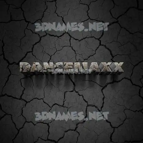 dancemaxx in Cracked Stone style - 3D name wallpaper dancemaxx in Cracked Stone style - 3D name wallpaper