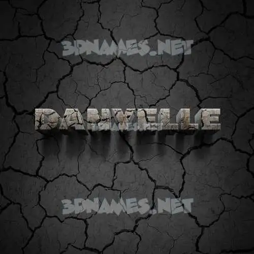 danyelle in Cracked Stone style - 3D name wallpaper danyelle in Cracked Stone style - 3D name wallpaper