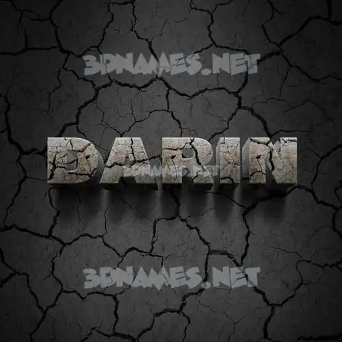 darin in Cracked Stone style - 3D name wallpaper darin in Cracked Stone style - 3D name wallpaper