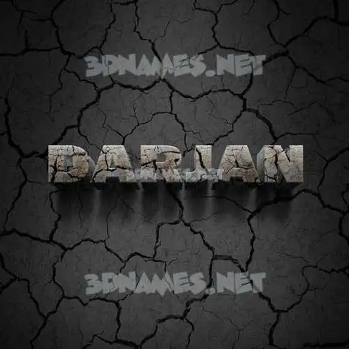 darjan in Cracked Stone style - 3D name wallpaper darjan in Cracked Stone style - 3D name wallpaper