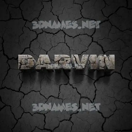 darvin in Cracked Stone style - 3D name wallpaper darvin in Cracked Stone style - 3D name wallpaper