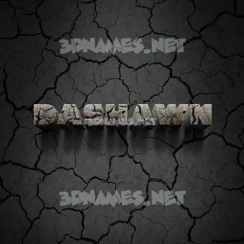 dashawn in Cracked Stone style - 3D name wallpaper dashawn in Cracked Stone style - 3D name wallpaper