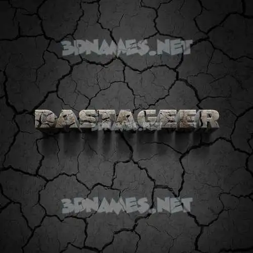 dastageer in Cracked Stone style - 3D name wallpaper dastageer in Cracked Stone style - 3D name wallpaper